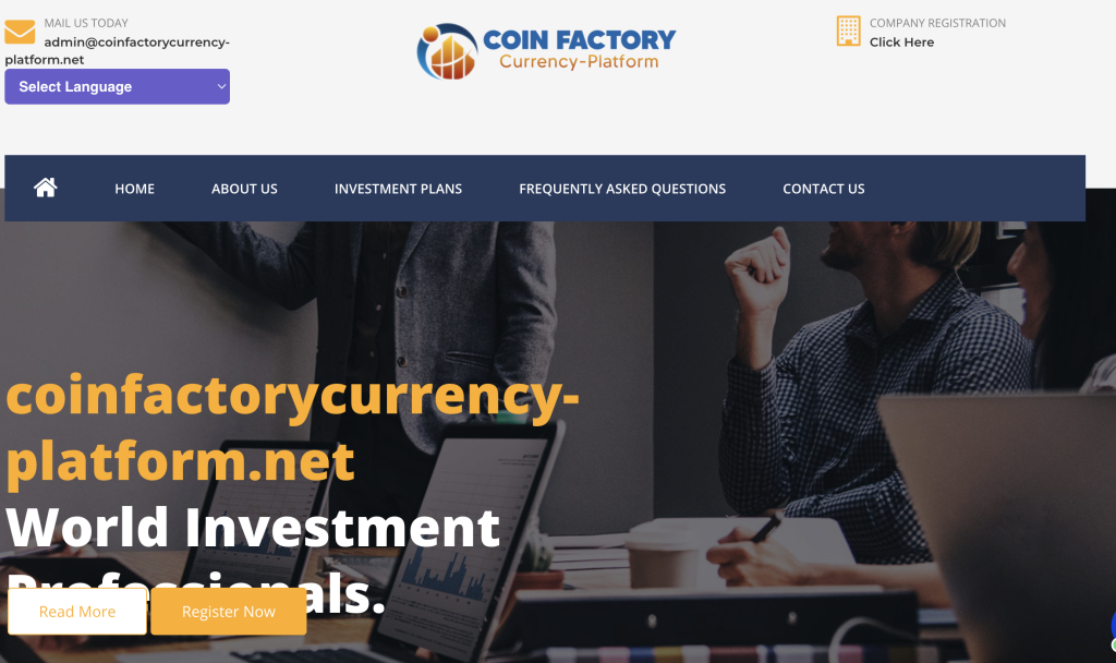 Coinfactorycurrency-platform.net Exposed